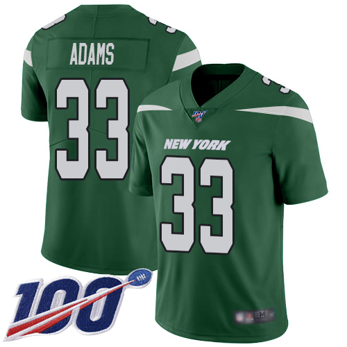 New York Jets Limited Green Youth Jamal Adams Home Jersey NFL Football #33 100th Season Vapor Untouchable->youth nfl jersey->Youth Jersey